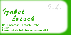 izabel loisch business card